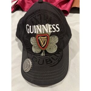 Guinness Hat Fitted. Hat Measures 7in.  Hat Has‎ A Bottle Opener On Brim